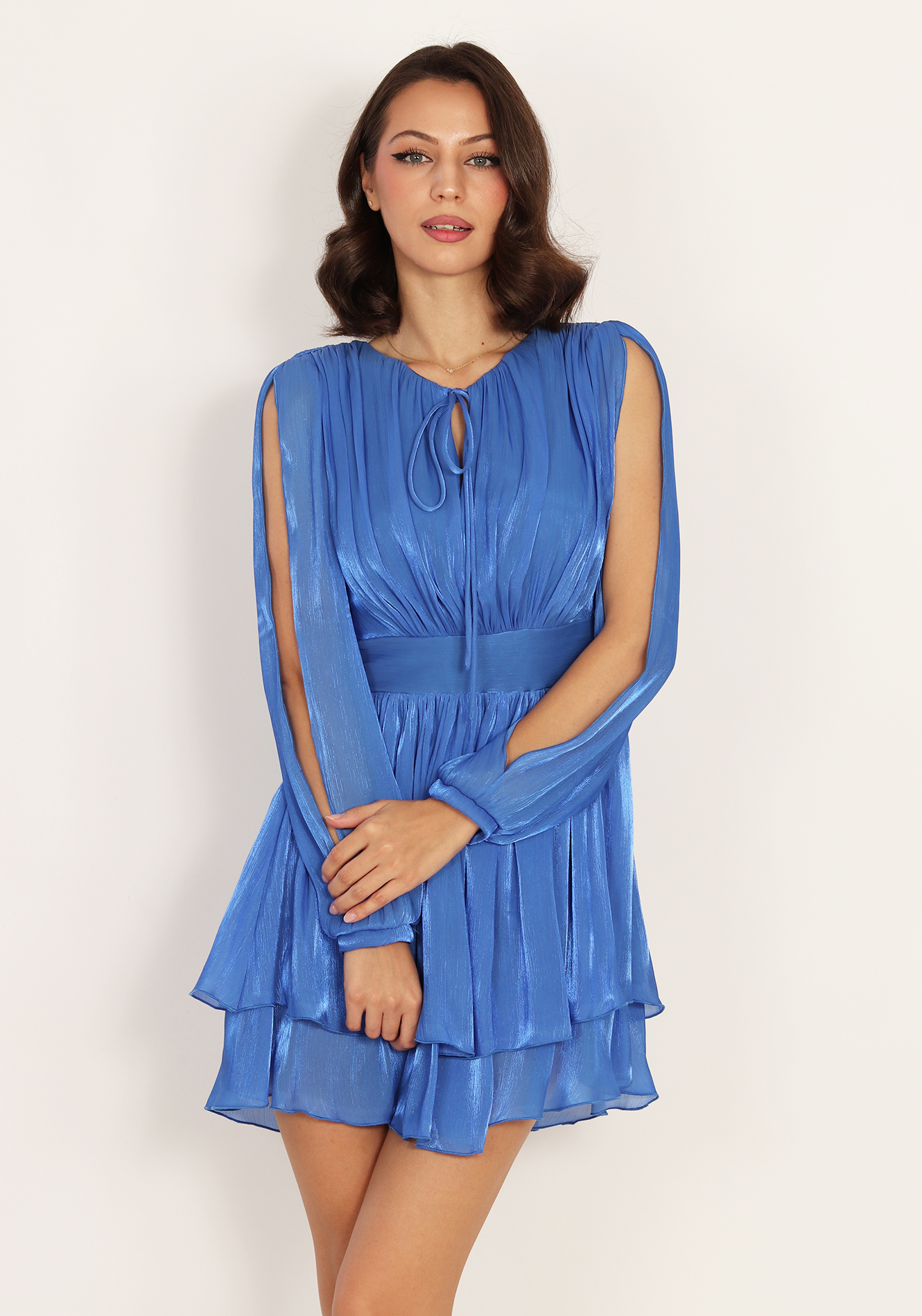 Rochie-scurta-vaporoasa-1 Rochie scurta vaporoasa - imagine 1