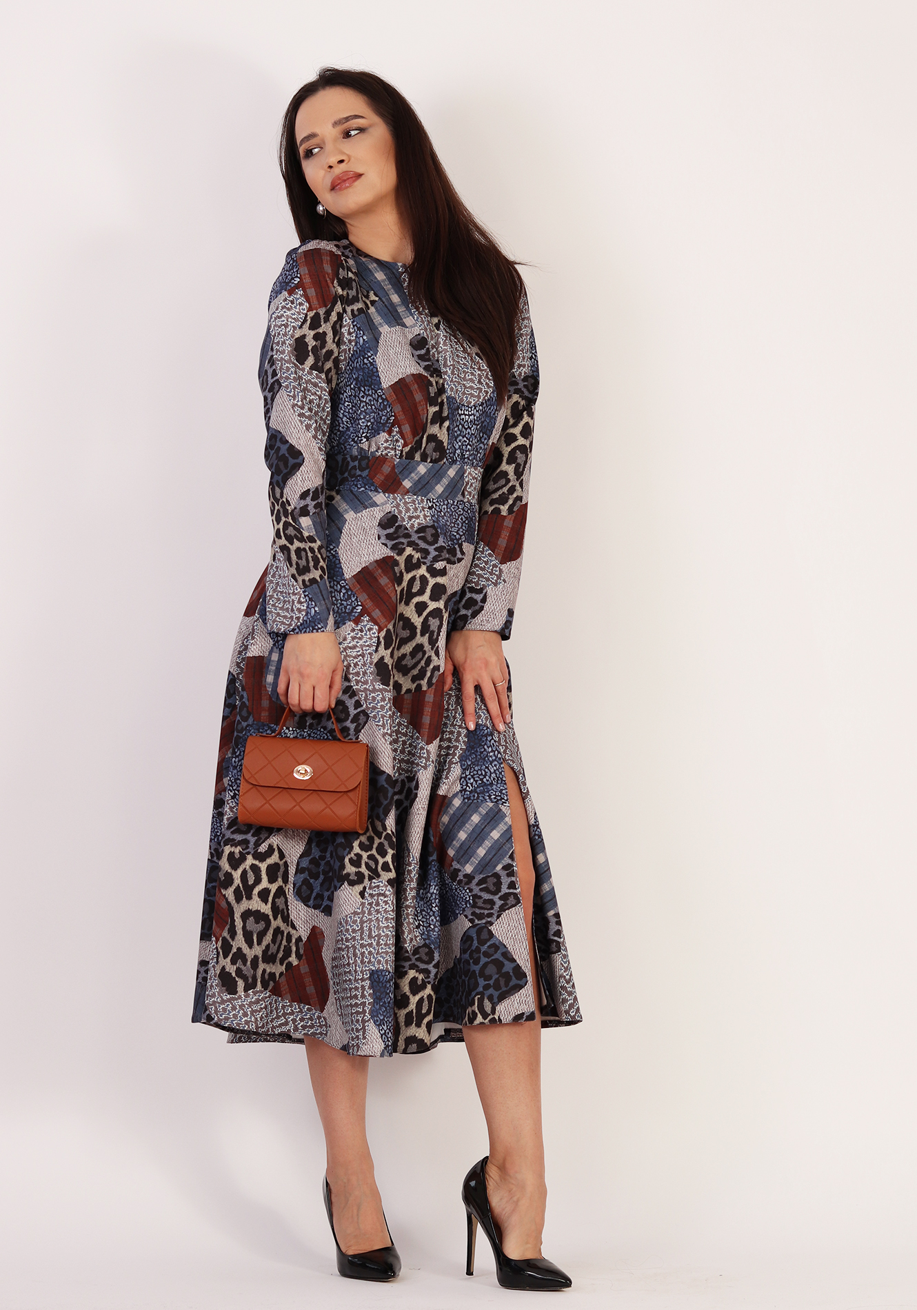 Rochie-clos-ro5199-albastru-1 Rochie clos - imagine 1