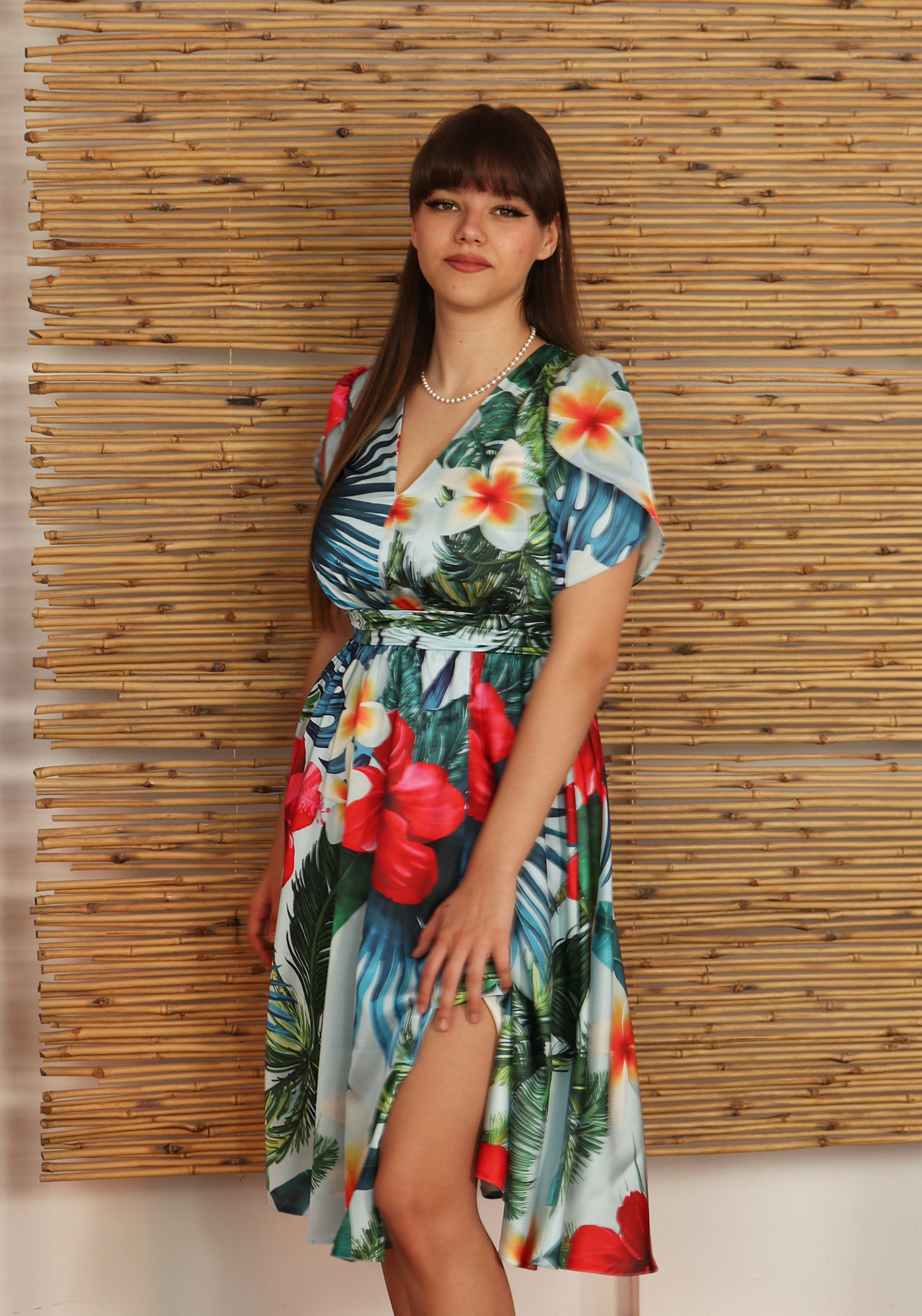 Rochie-clos-cu-imprimeu-3 Rochie clos - imagine 1