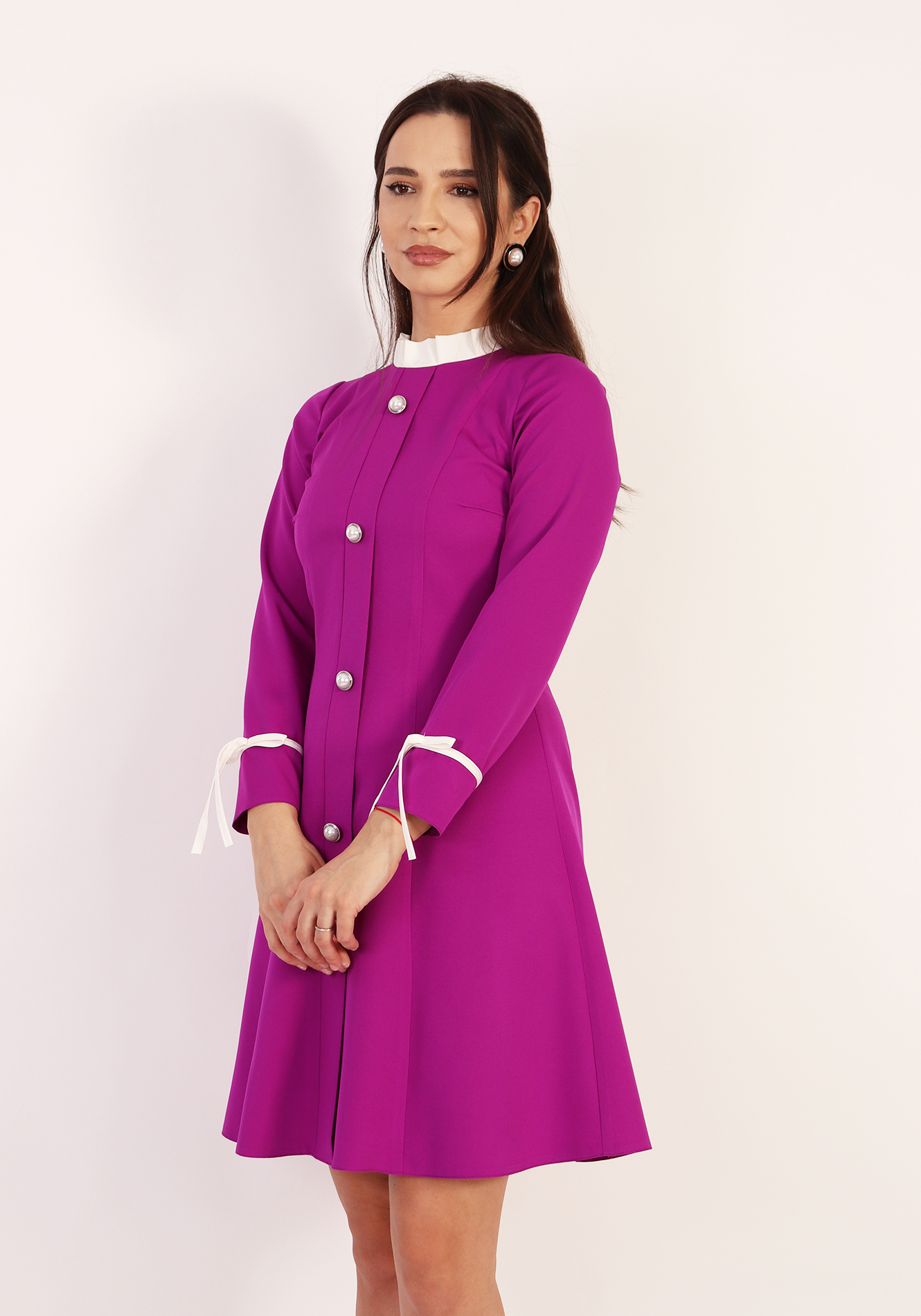 Rochie-in-clini-ro5206-violet-1 Rochie in clini - imagine 1