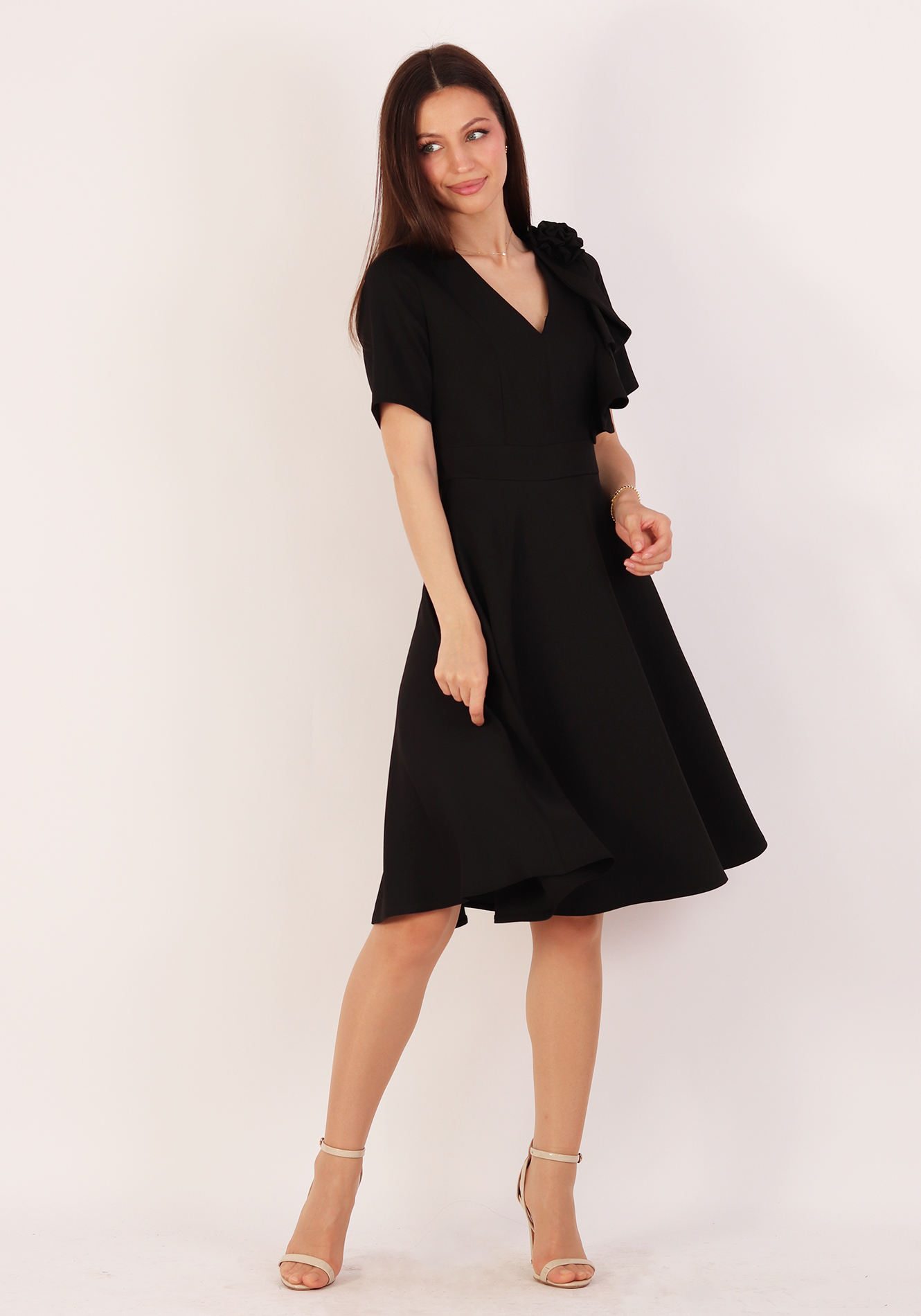 Rochie-clos-ro5219ci-negru-1 Rochie clos - imagine 1