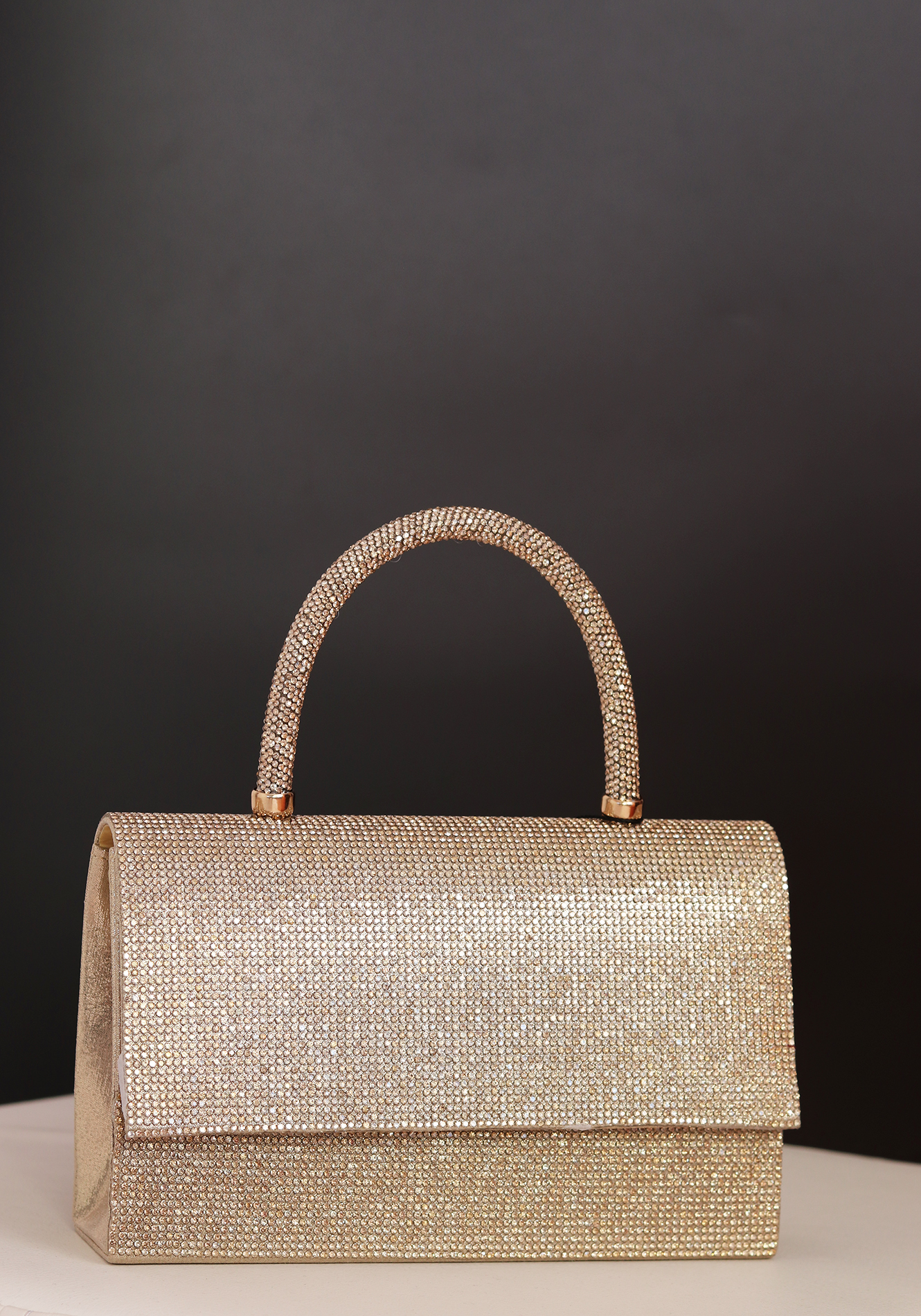Poseta-posck20g-1 Gentuta eleganta cu maner Gold - imagine 1